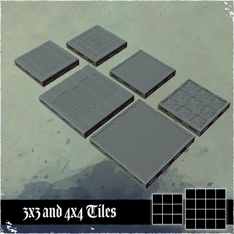 Gothic Sector: Tiles & Slopes