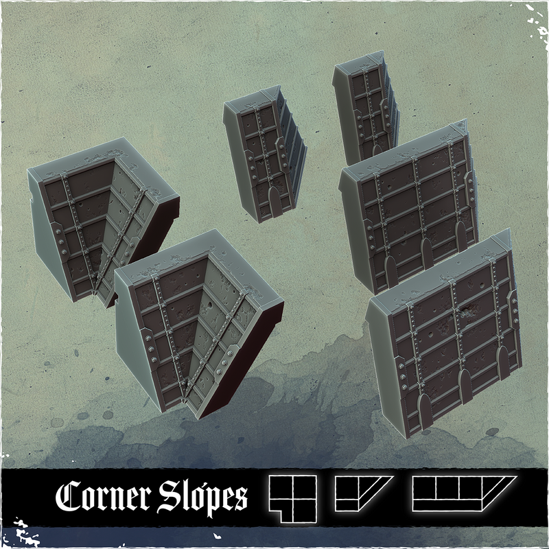 Gothic Sector: Tiles & Slopes